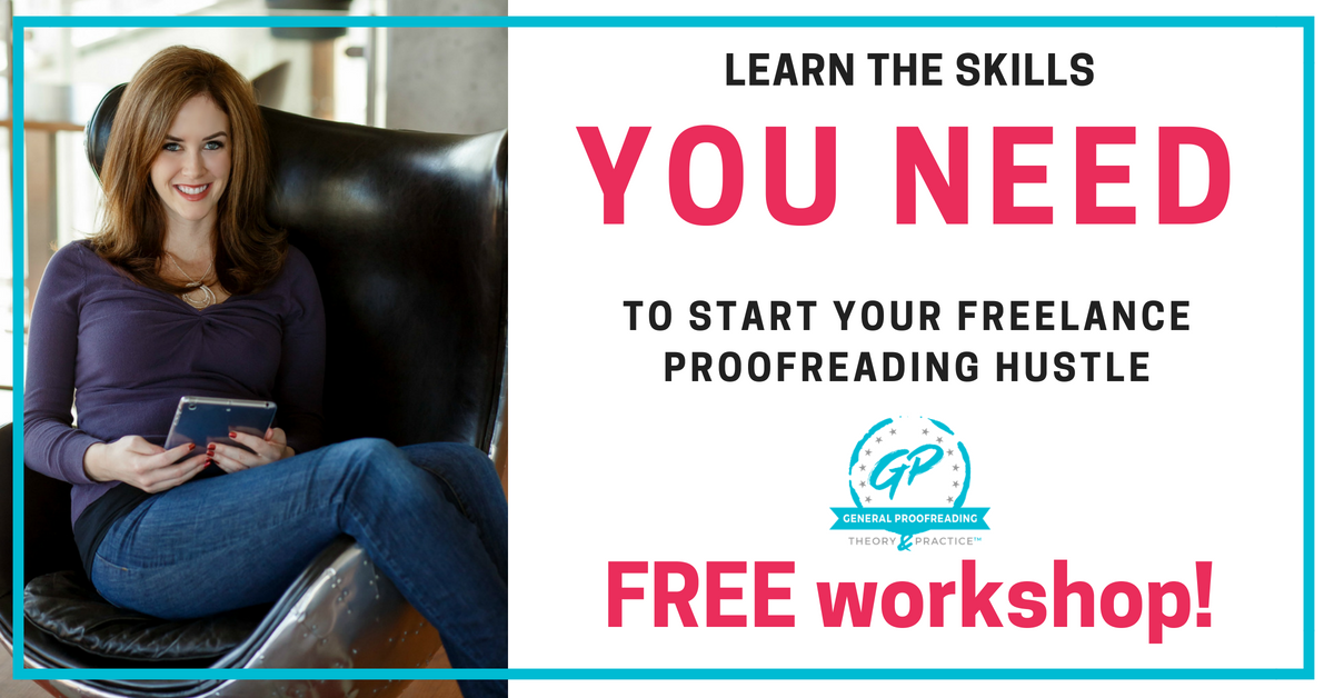 Learn how to proofread anywhere with this free workshop!