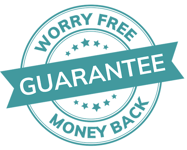 Worry-free money-back guarantee